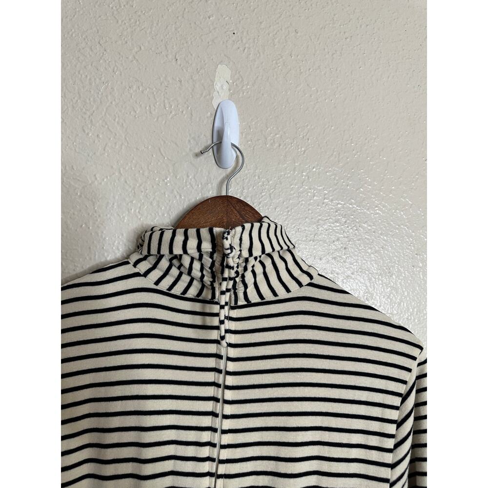 Buru Striped Turtleneck Jersey Maxi Dress Womans XS - Picture 6 of 14